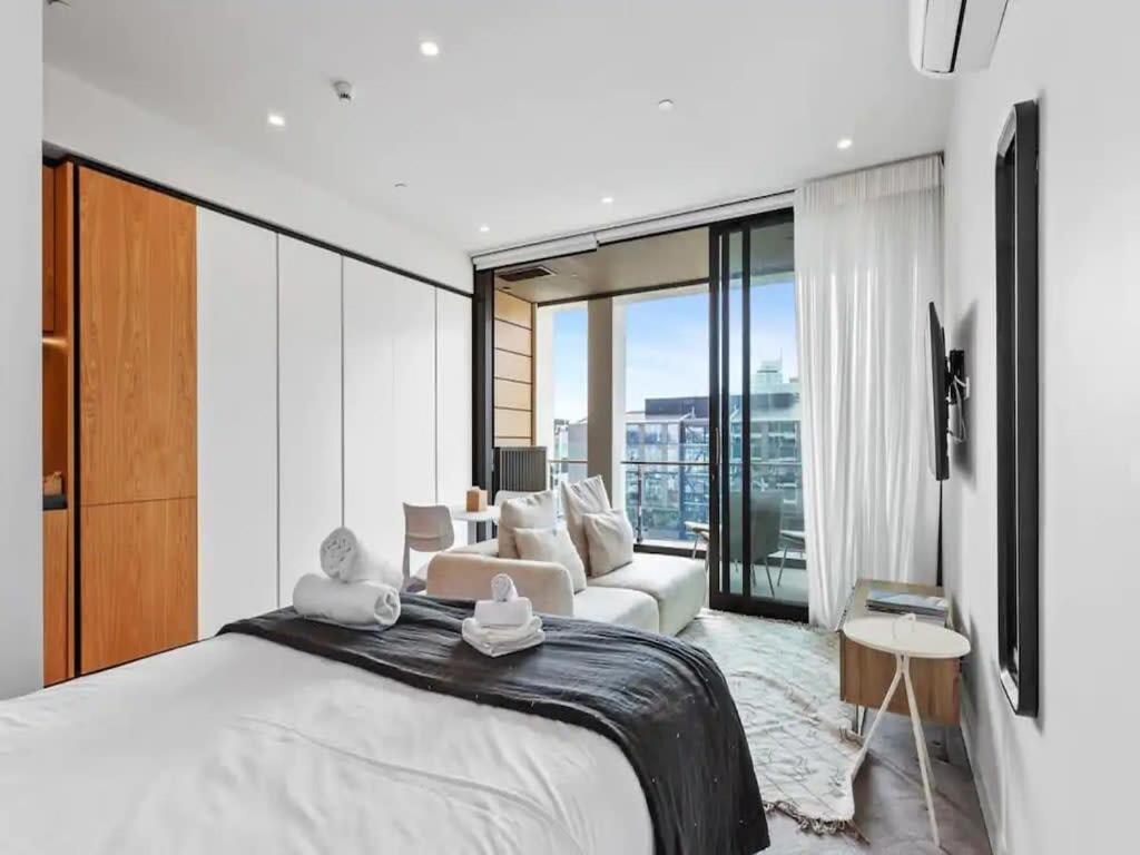 Modern One Bedroom Apartment In Wynyard Quarter Auckland Eksteriør bilde