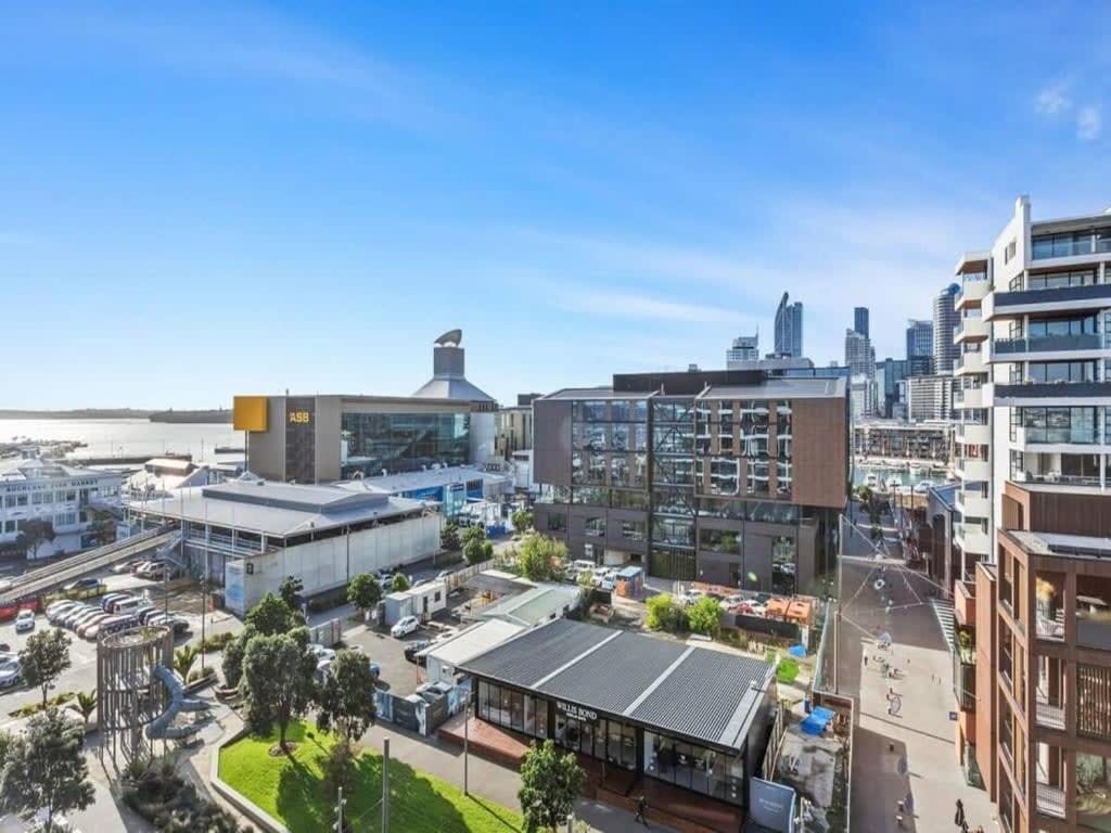 Modern One Bedroom Apartment In Wynyard Quarter Auckland Eksteriør bilde